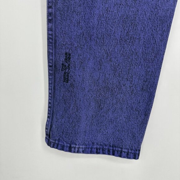 Marc Jacobs Turn-Up Overdye Straight Leg Jeans Violet Purple Size 27 - Picture 7 of 12
